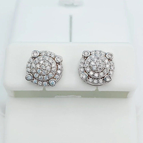 925 Sterling Silver Cubic Zirconia Earrings, U19254780 - Picture 7 of 11